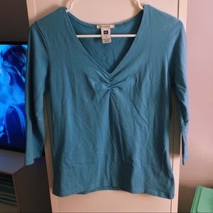 ⭐️Blue Gap Ruched Top⭐️